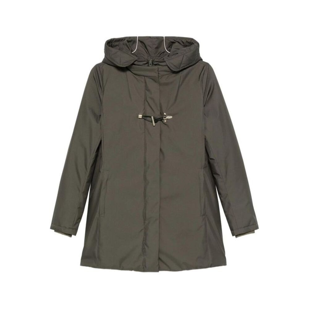 FAY Women's Hooded Toggle Coat Women GREEN Coats & Jackets